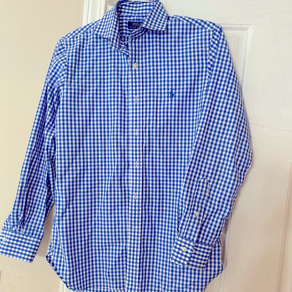 Men’s Polo dress shirt easy care size Medium